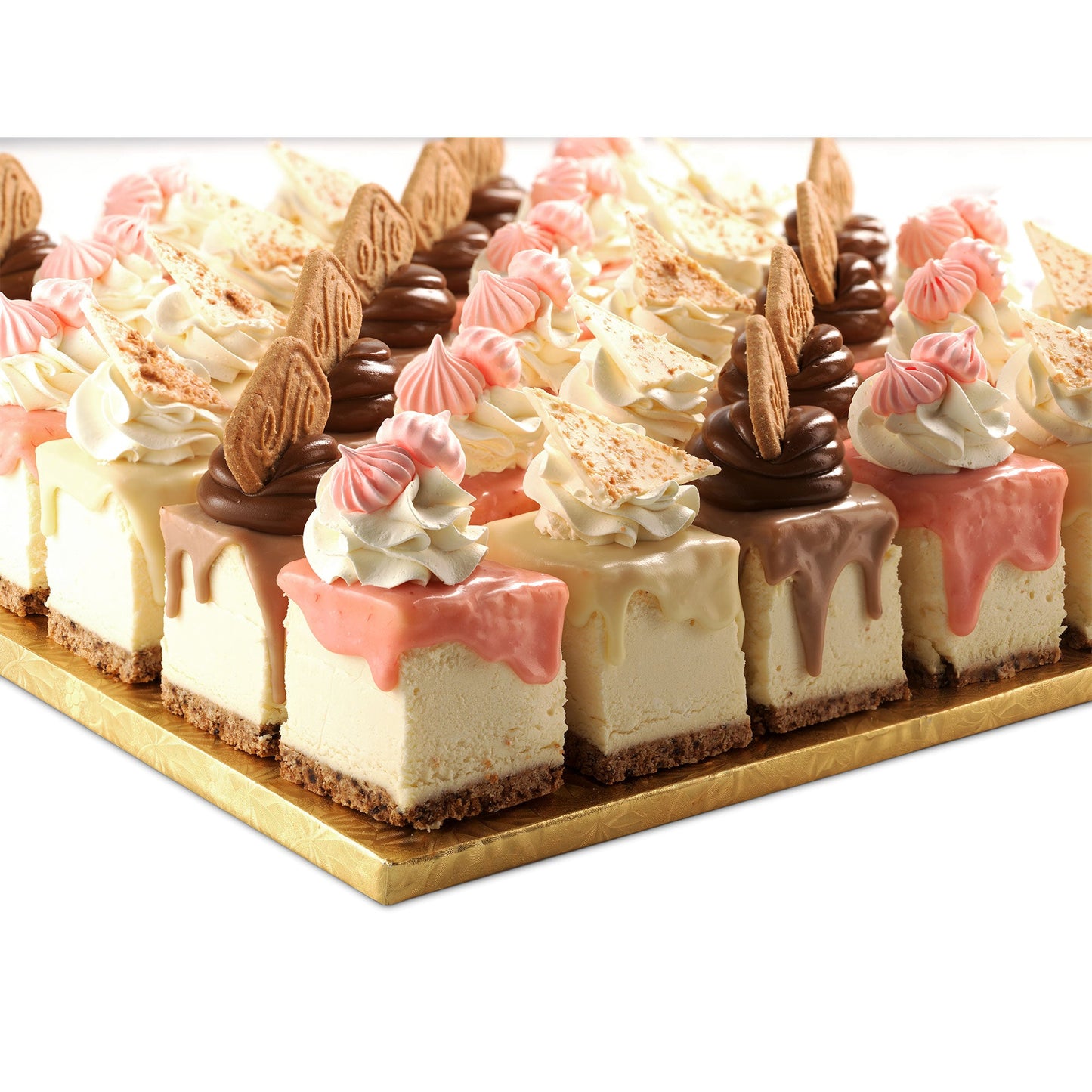 14"x14" Oversized Pre-Cut Square Cheese Cake