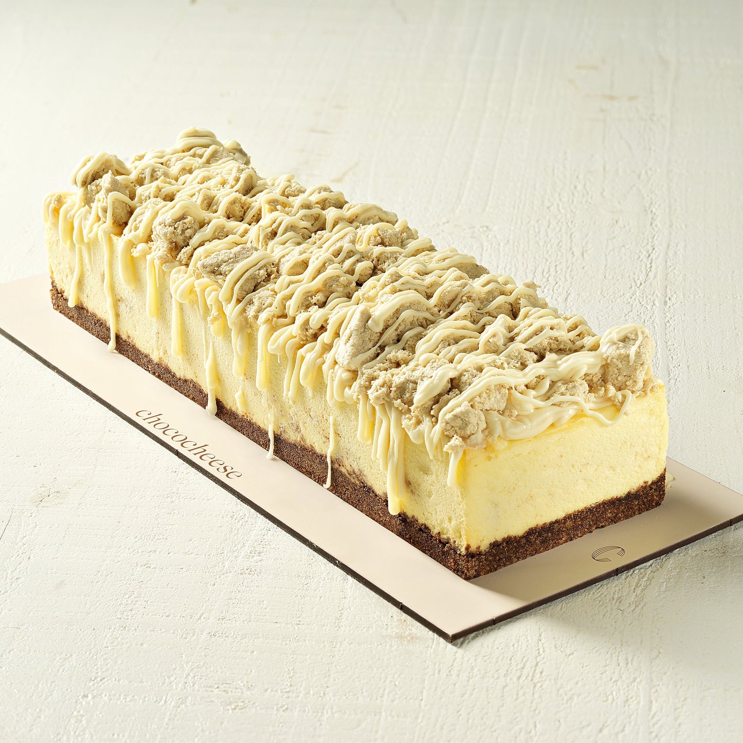 Halva Chunk Cheesecake Log
