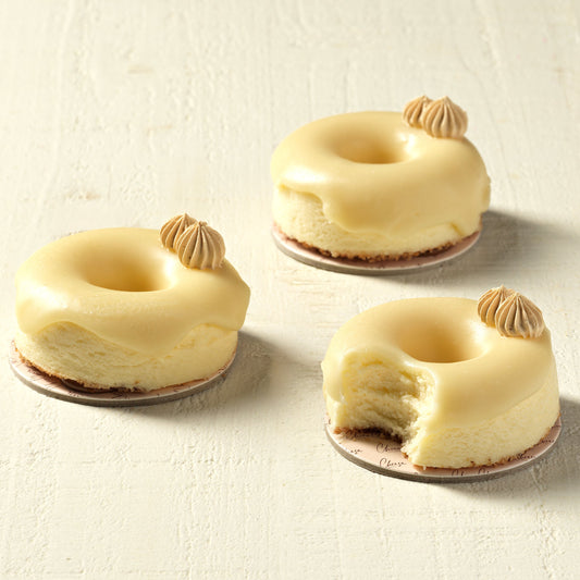 White Chocolate Cheese Donuts