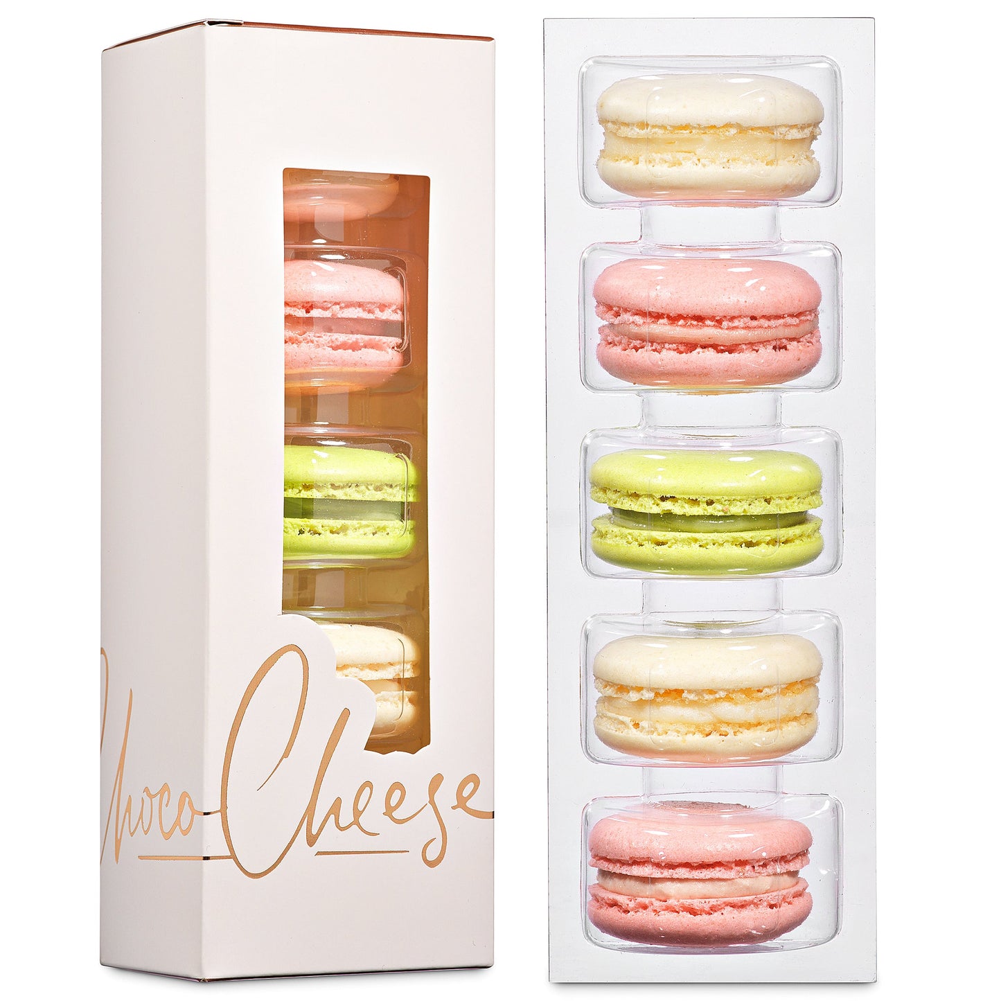 Macarons in a row (sold per 9)