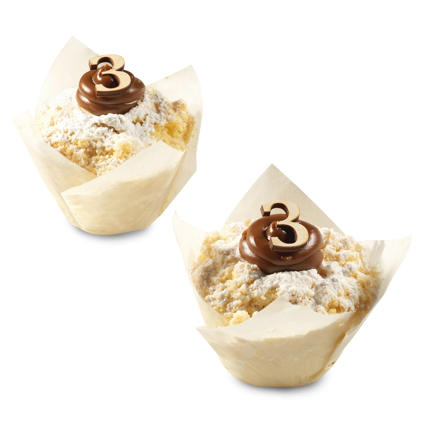 3 Topped Streusel Muffins