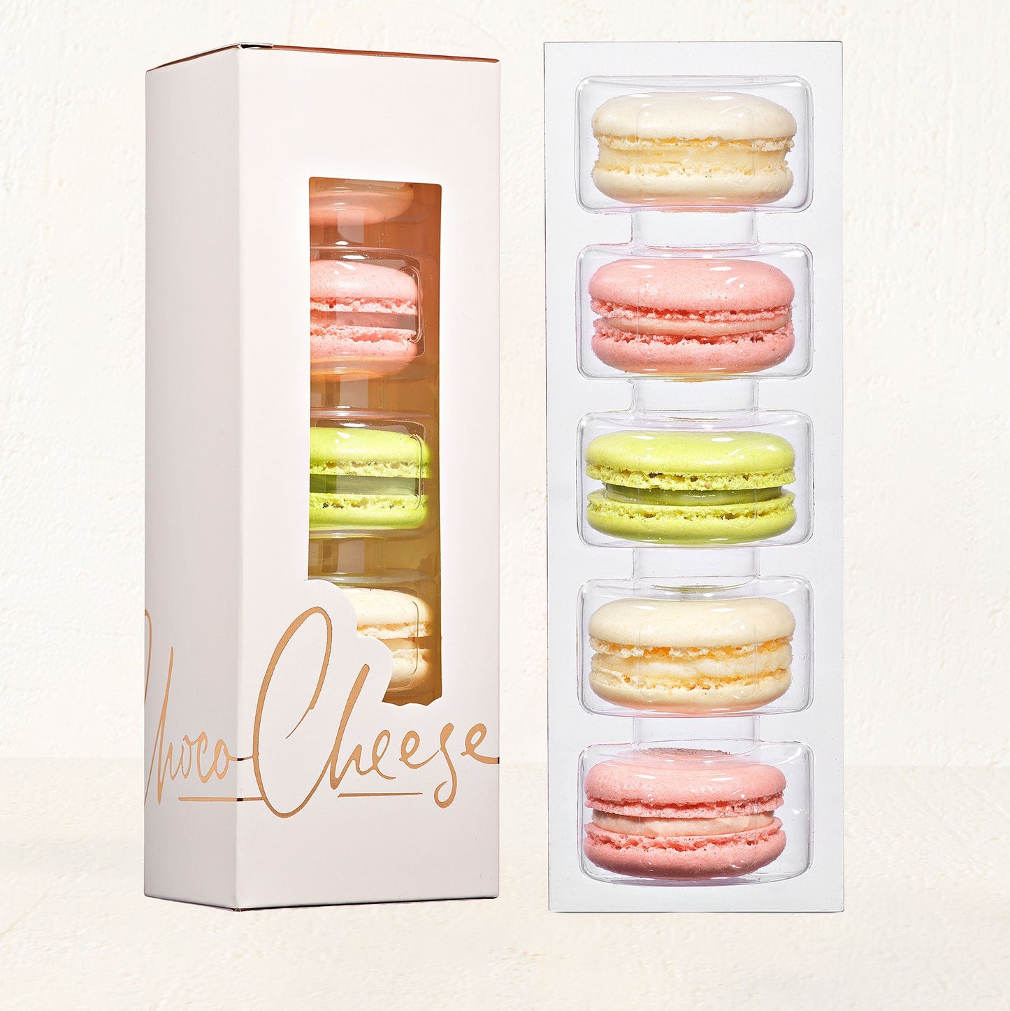 Macarons in a row (sold per 9)