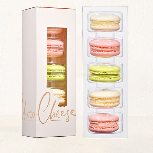 Macarons in a row (sold per 9)