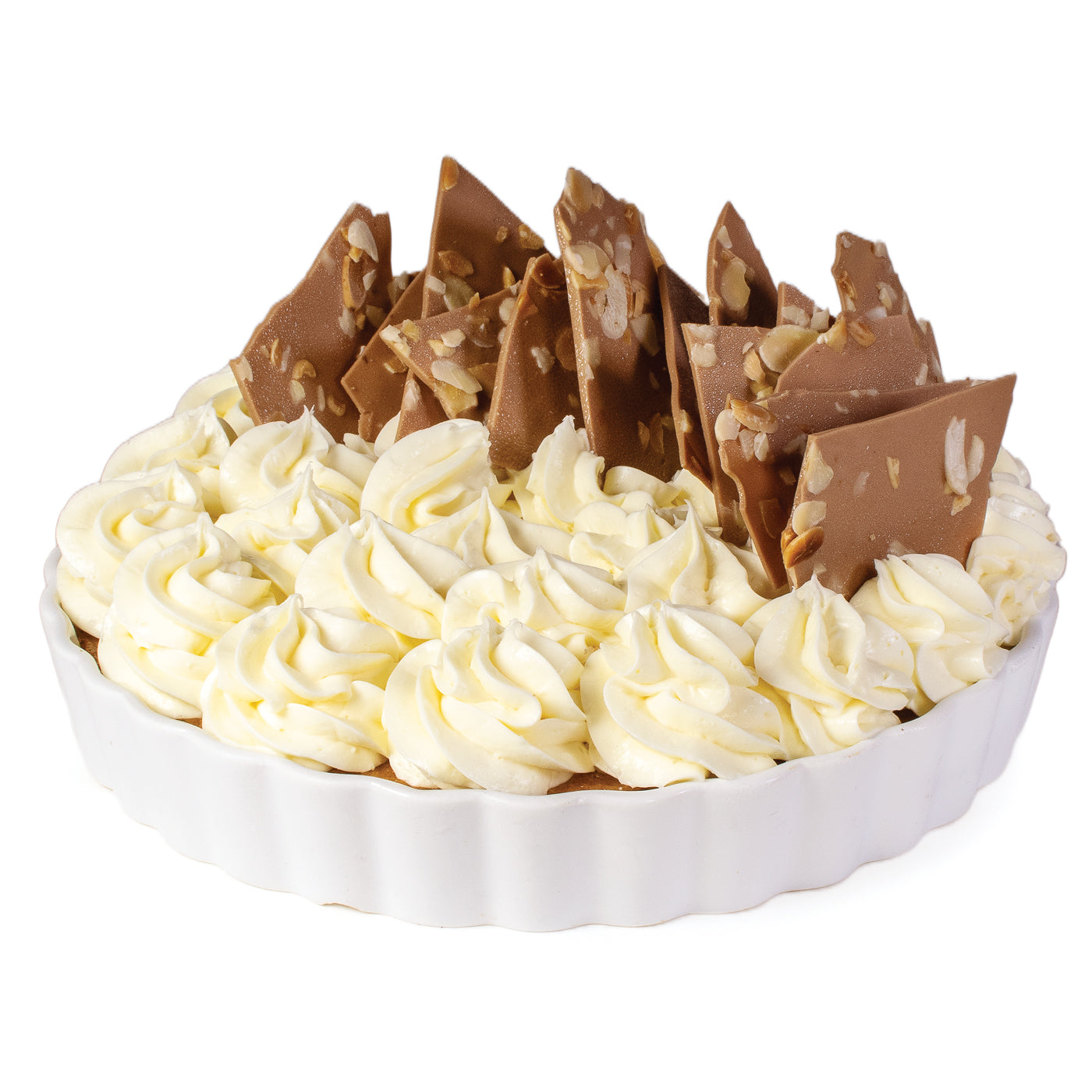 Gifted Carrot Cake in Porcelain Dish