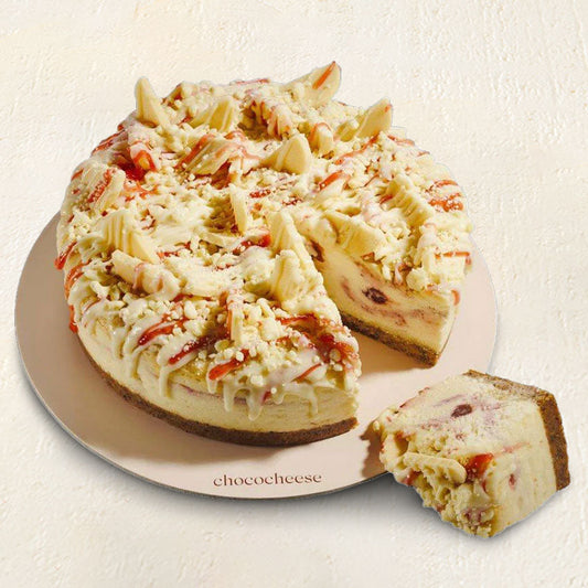 8" Strawberry Swirl Cheesecake