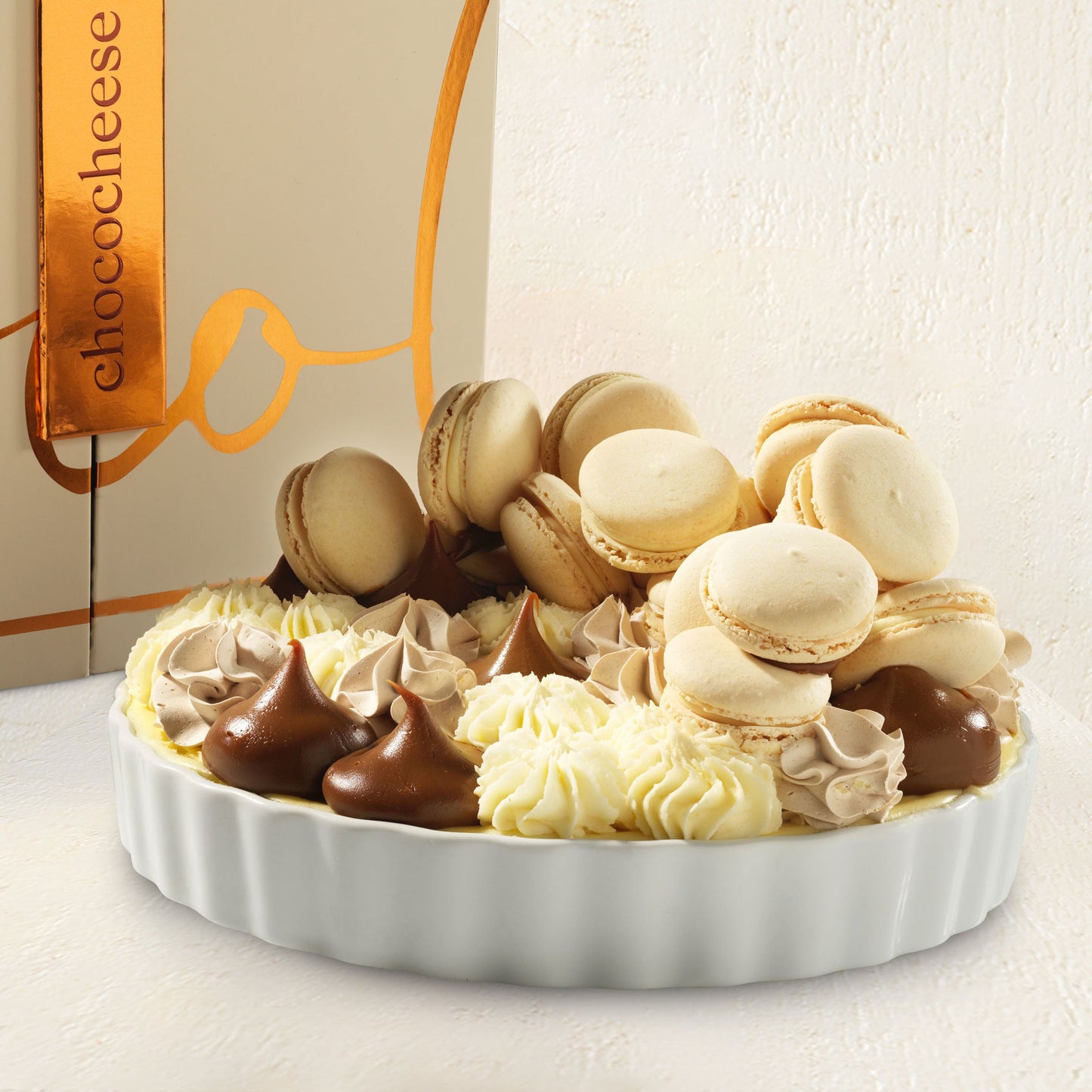 Gifted 10" Fudgy Cheesecake in Porcelain Dish