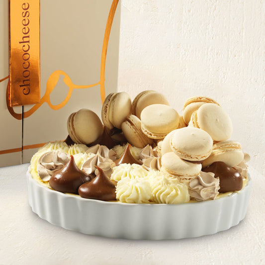 Gifted 10" Fudgy Cheesecake in Porcelain Dish